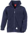 RS36B R36J/Y Result Kids/Youths Polartherm™ Fleece Jacket Navy colour image